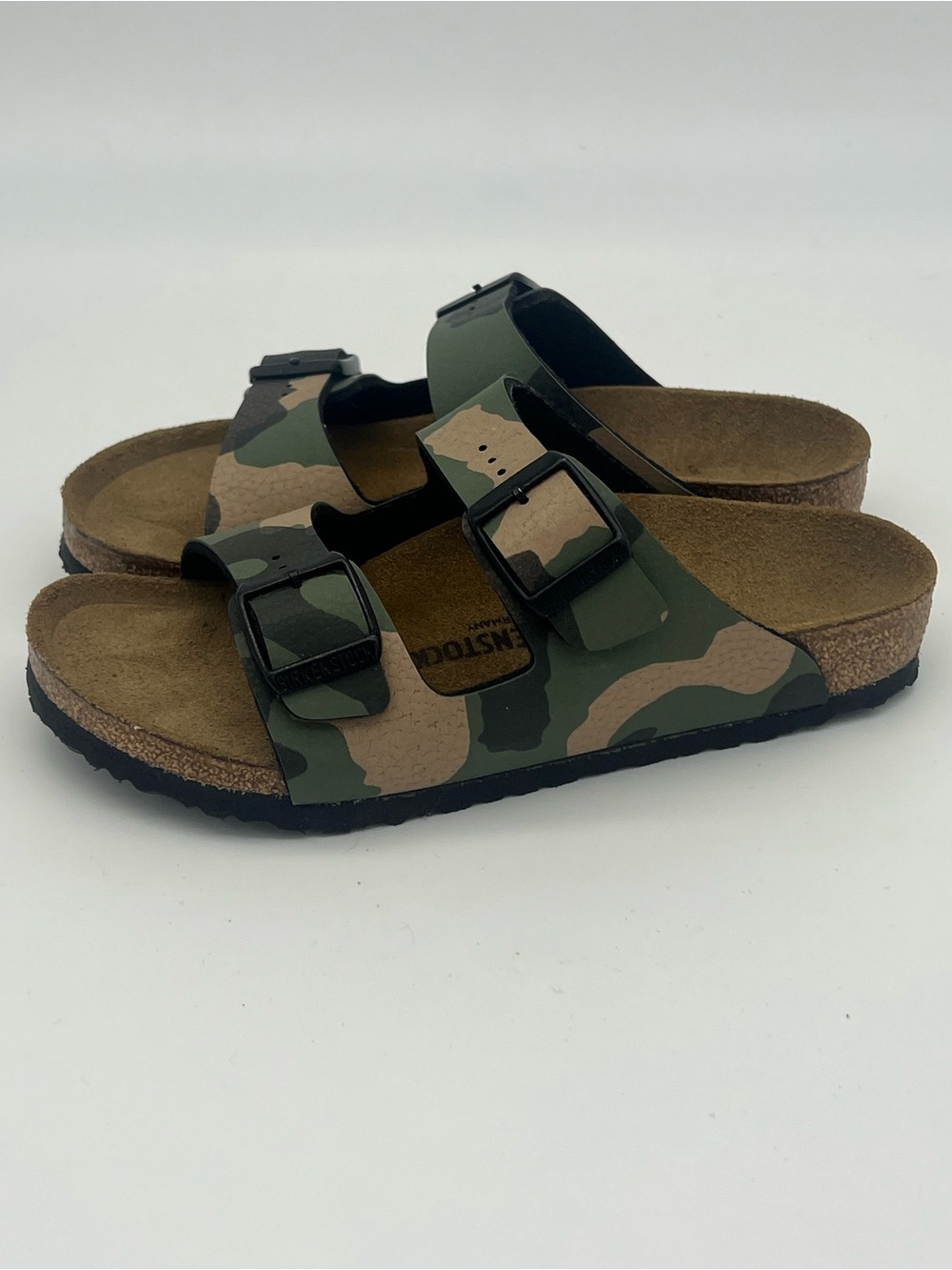 Birkenstock Arizona slides sandals kids size 1 eu 32 camouflage strap shoes